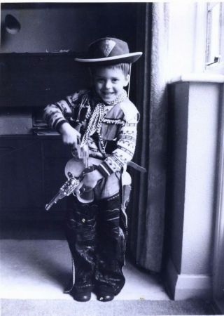 Rupert in his Cowboy outfit 1969